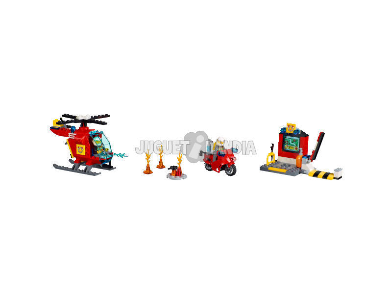  Lego Juniors La Valise Pompiers