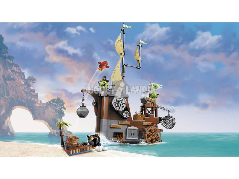 Lego Angry Birds Le Bateau Pirate du Cochon