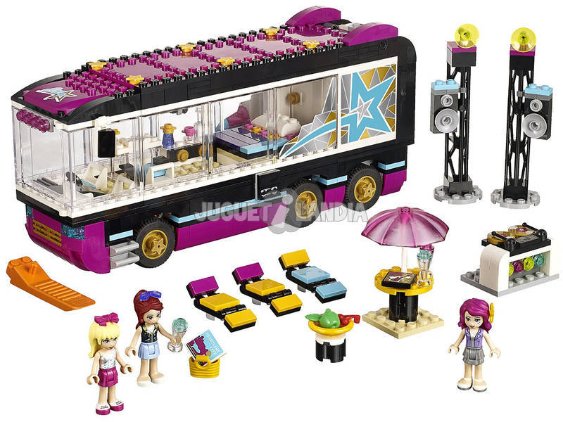Lego Friends L'Autobus delle Tournèe della Pop Star