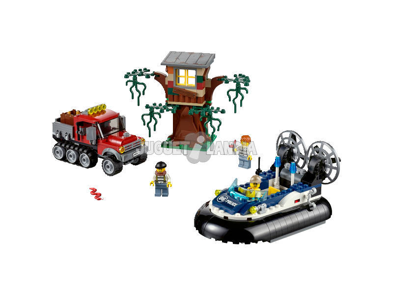 Lego City Arresto con l'hovercraft