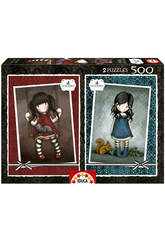 Puzzle 2X500 Ruby + You Brought Me Love Educa 16279