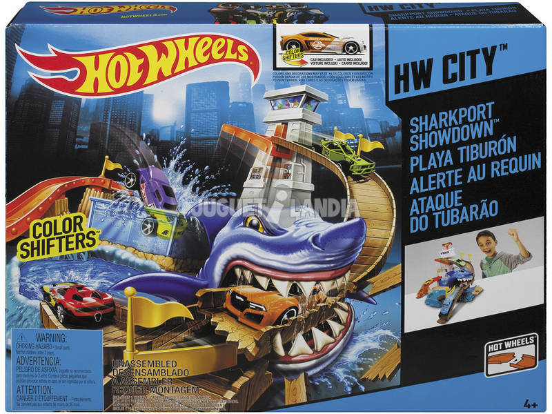 Pista Hot Wheels City Ataque Do Tubarão Bgk04