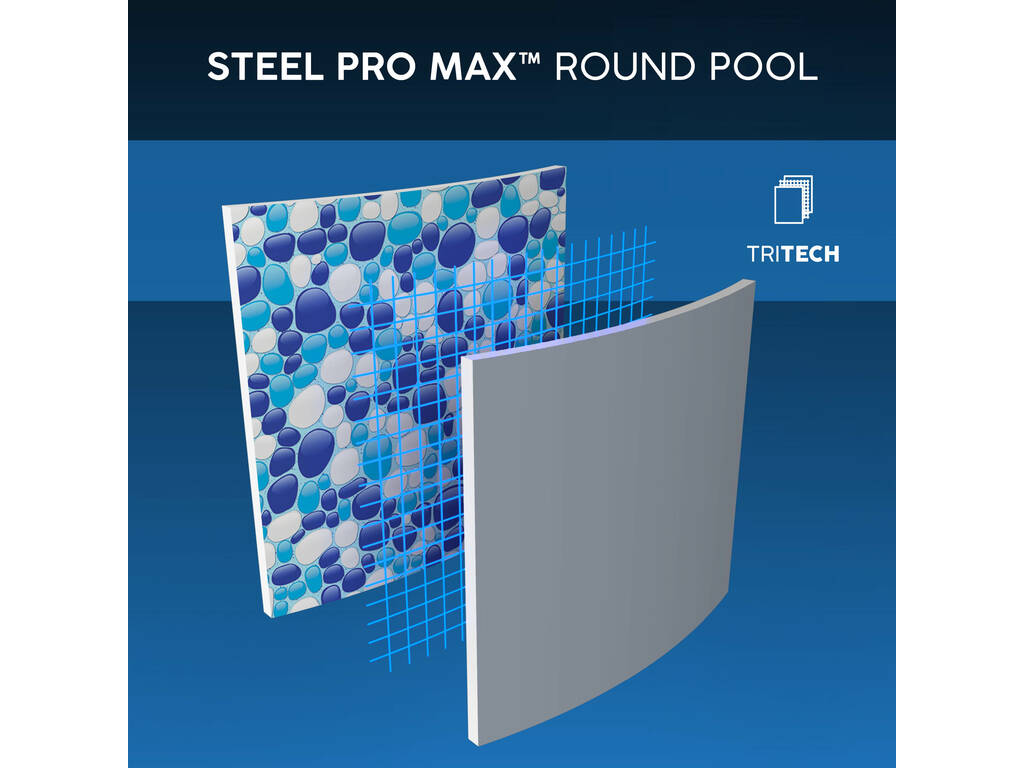 Piscina Desmontável Steel Pro Max 549x122 Cm. Bestway 56462