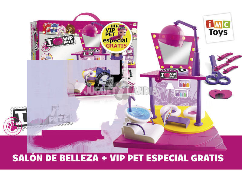 I Love VIP Pets Salón de Belleza + Pet IMC Toys 711648IM2