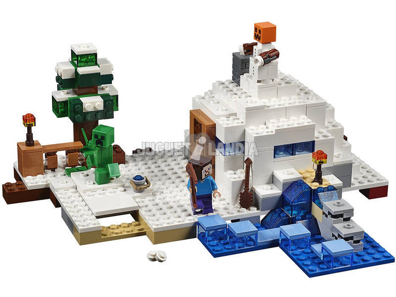 Lego Minecraft La Guarida En La Nieve