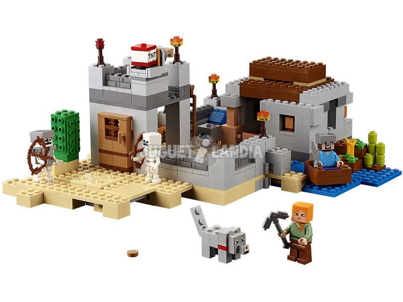 Lego Minecraft l'avamposto nel deserto