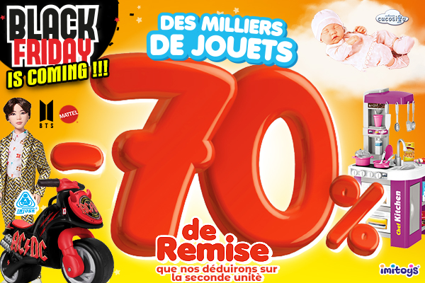 70% de remise sur la deuxiéme unité