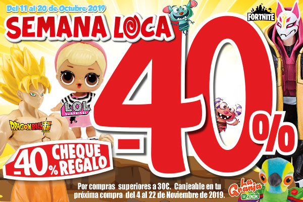 Cheque Regalo 40%
