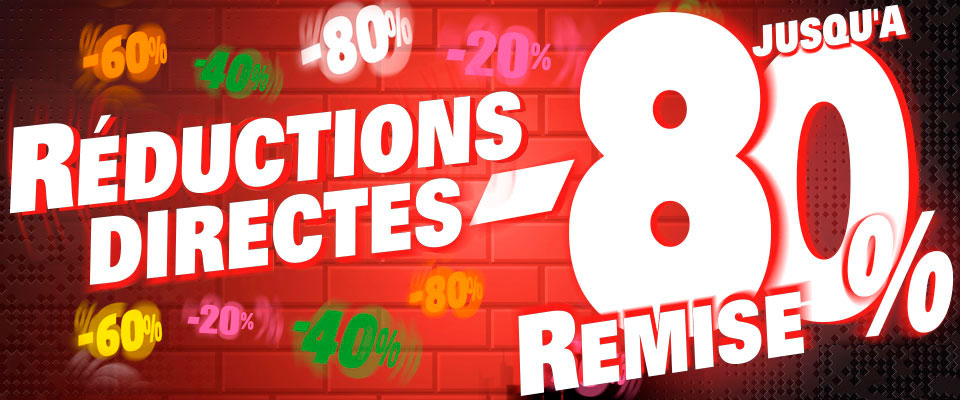 #RestezChezVous Réductions directes de 10% à 25% sur une sélection d'articles.