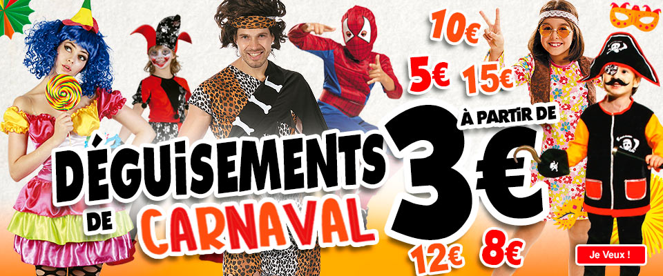 Offre en costumes de carnaval
