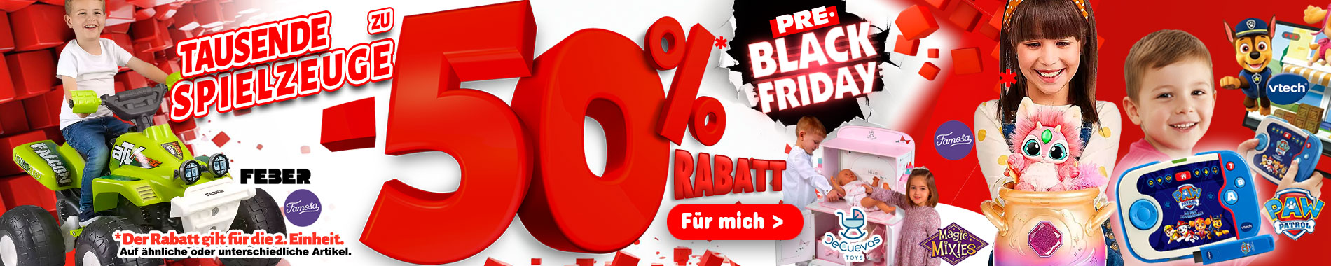 Angebot 50% 2. Einheit