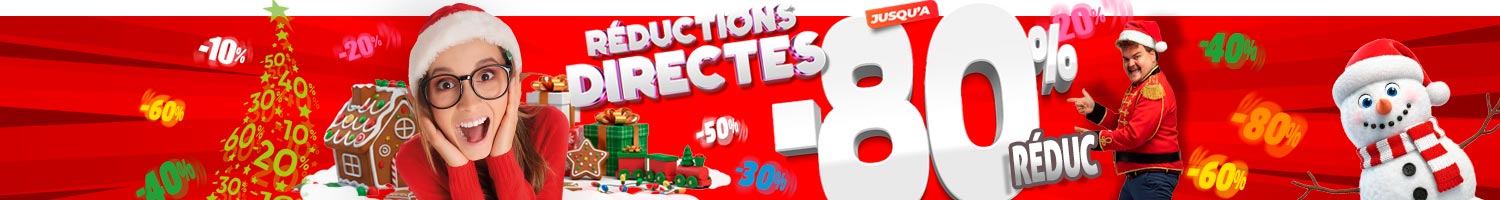 Réductions directes une sélection d'articles