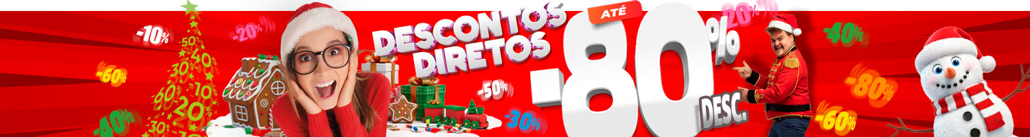 Descontos diretos em uma seleção de itens