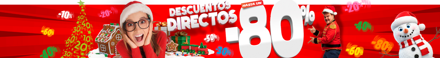 Descuentos directos en una selección de artículos